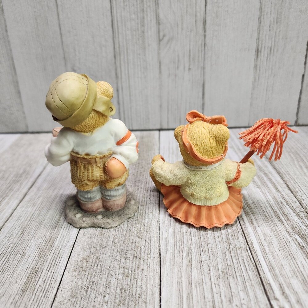 Vintage Cherished Teddies Debbie and Butch Figurine 1996 #156388 #156361 - Picture 2 of 8